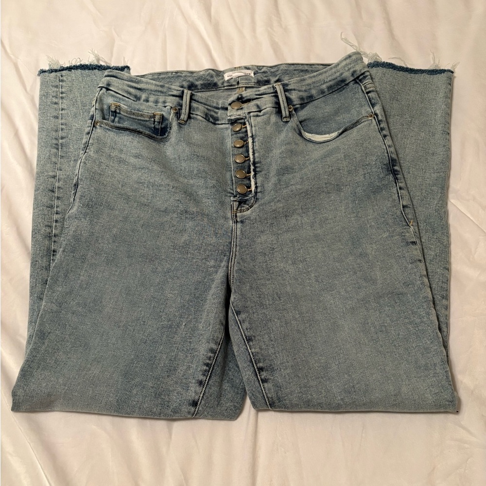 Good American Good Legs light compression skinny jeans size 15